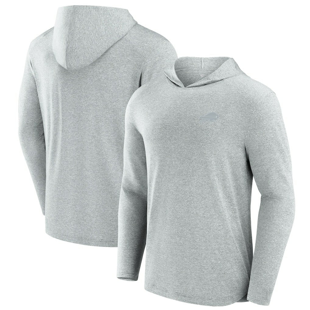 Buffalo Bills Front Office Tech Lightweight Hoodie T-Shirt - Gray for sale