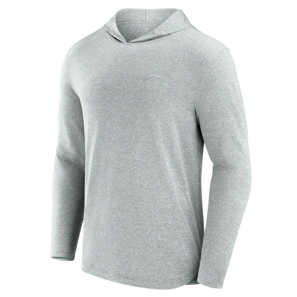 Los Angeles Chargers Front Office Tech Lightweight Hoodie T-Shirt - Gray outlet