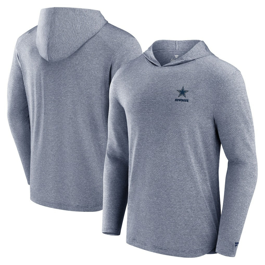 Dallas Cowboys Front Office Tech Lightweight Hoodie T-Shirt - Navy discount