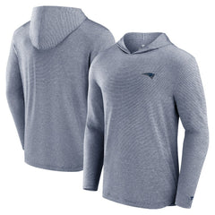 New England Patriots Front Office Tech Lightweight Hoodie T-Shirt - Navy discount