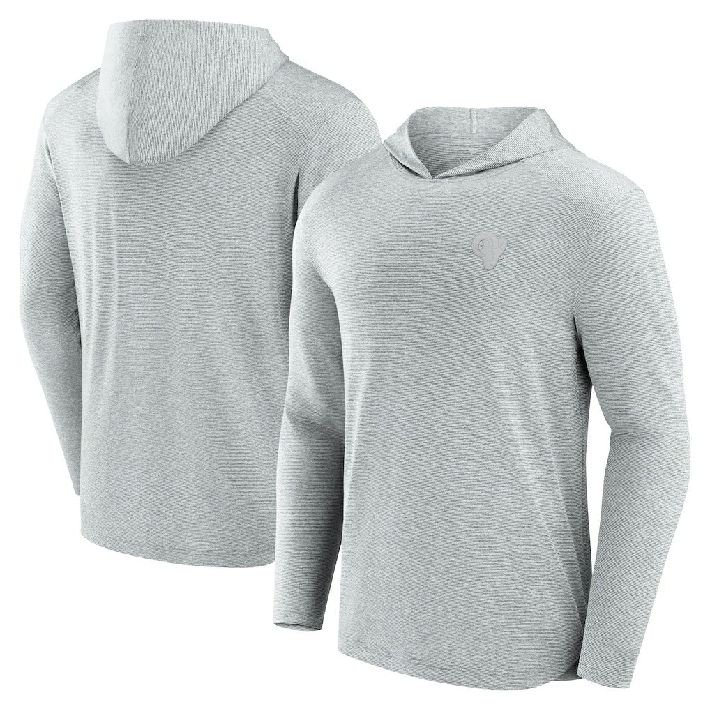 Los Angeles Rams Front Office Tech Lightweight Hoodie T-Shirt - Gray outlet