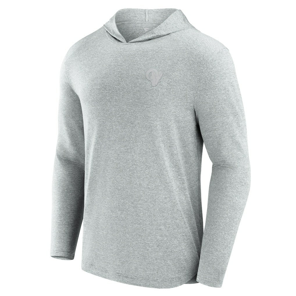 Los Angeles Rams Front Office Tech Lightweight Hoodie T-Shirt - Gray outlet
