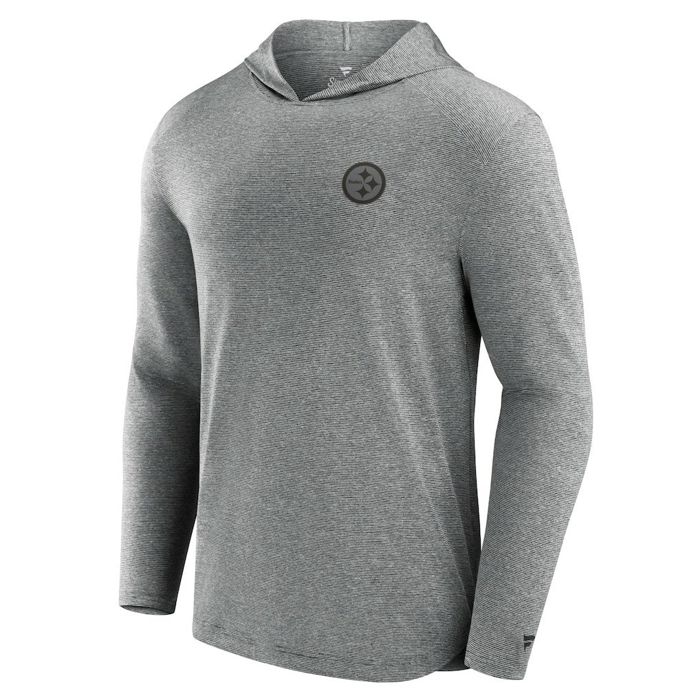 Pittsburgh Steelers Front Office Tech Lightweight Hoodie T-Shirt - Black online