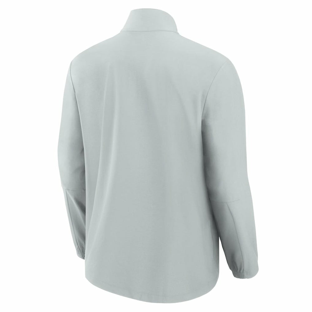 Buffalo Bills Front Office Micro Tonal Quarter-Zip Pullover - Gray for sale
