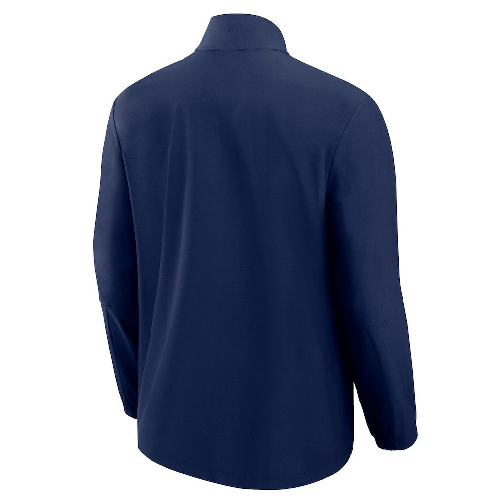 Denver Broncos Front Office Micro Tonal Quarter-Zip Pullover - Navy discount