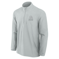 Cleveland Browns Front Office Micro Tonal Quarter-Zip Pullover - Gray sale