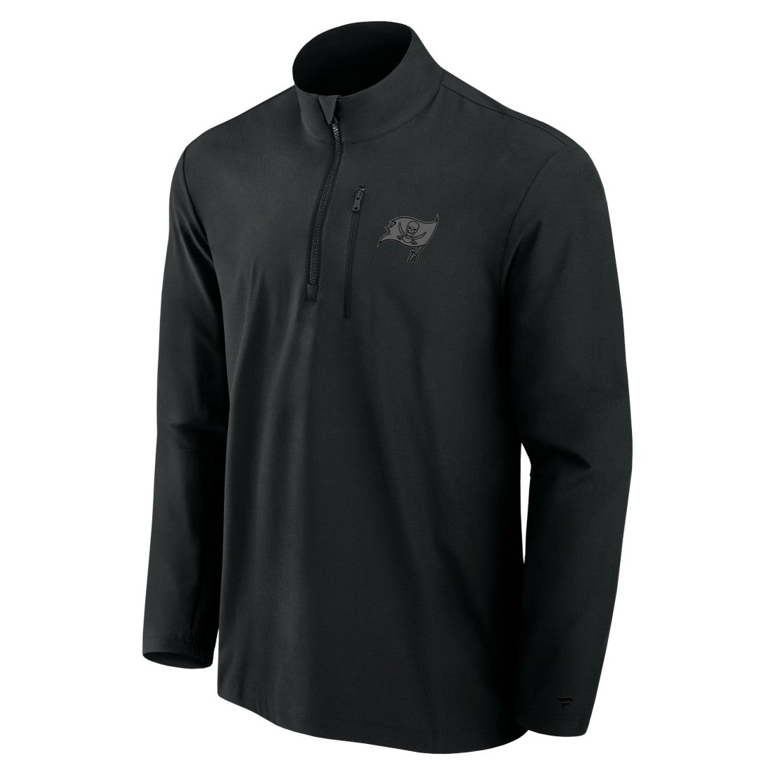 Tampa Bay Buccaneers Front Office Micro Tonal Quarter-Zip Pullover - Black for sale