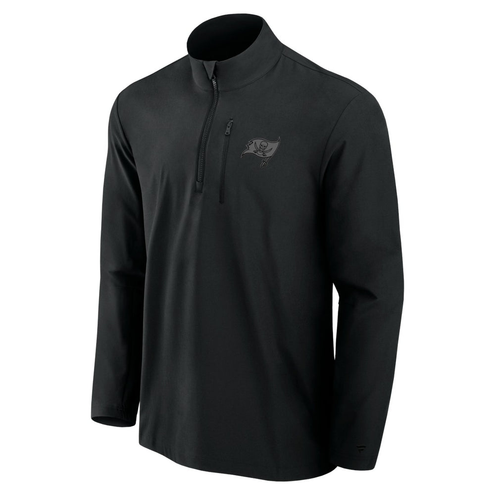 Tampa Bay Buccaneers Front Office Micro Tonal Quarter-Zip Pullover - Black for sale