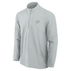 Miami Dolphins Front Office Micro Tonal Quarter-Zip Pullover - Gray online