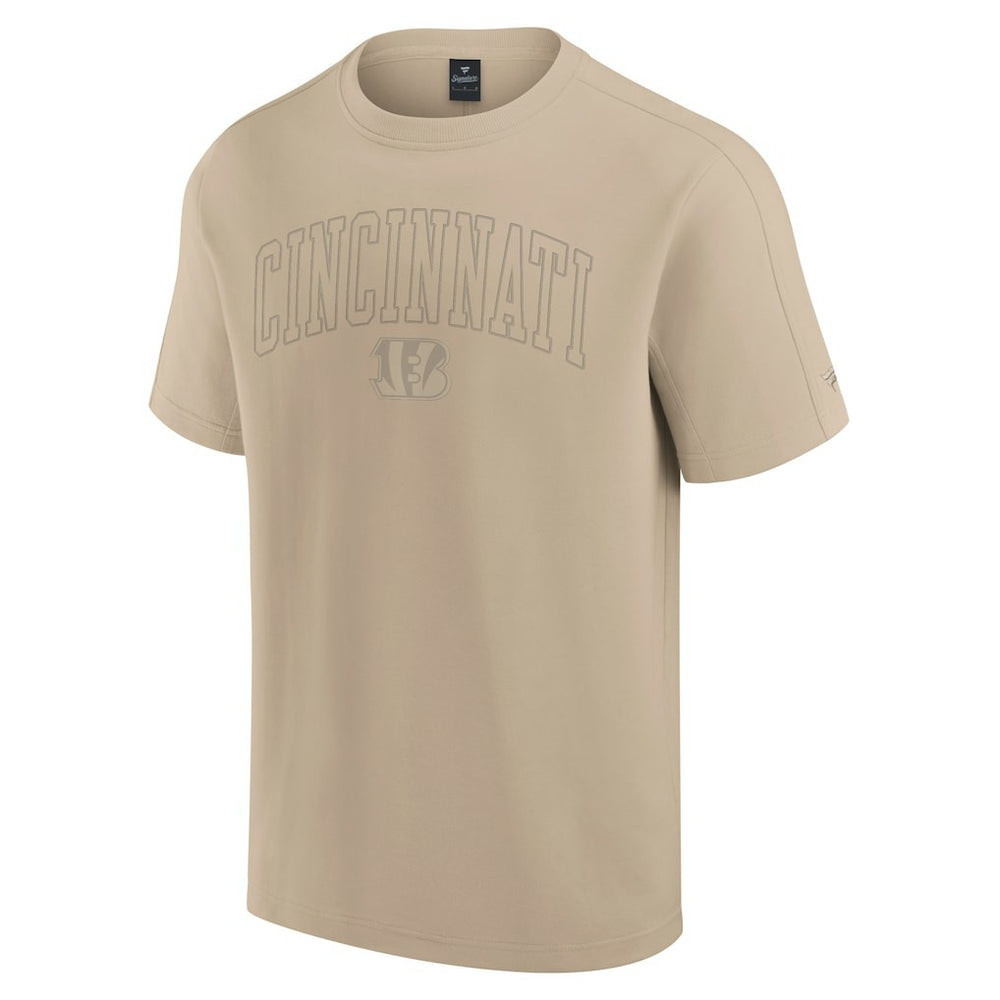 Cincinnati Bengals Unisex Elements Heavyweight Tri-Blend T-Shirt - Khaki outlet