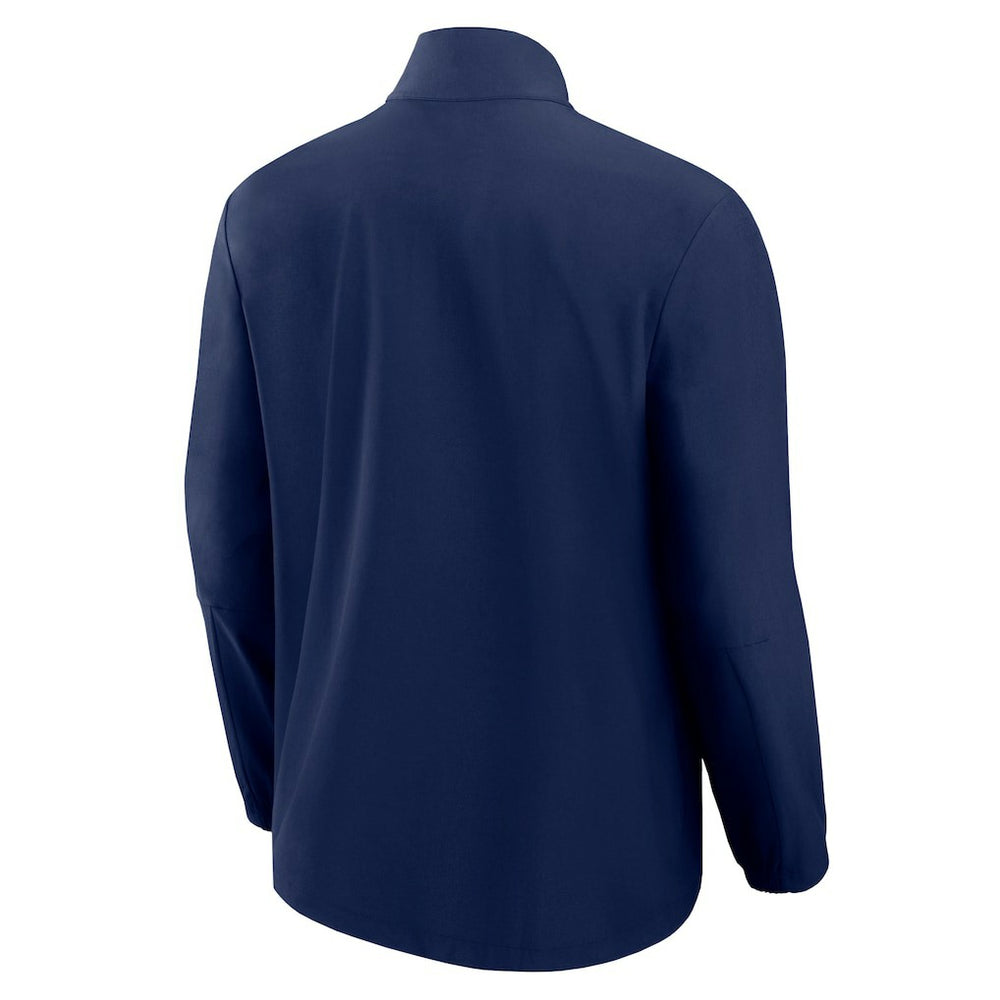 New England Patriots Front Office Micro Tonal Quarter-Zip Pullover - Navy discount