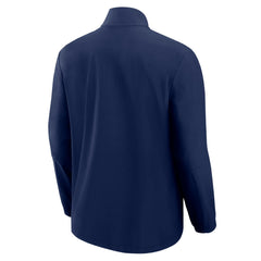 Tennessee Titans Front Office Micro Tonal Quarter-Zip Pullover - Navy on sale