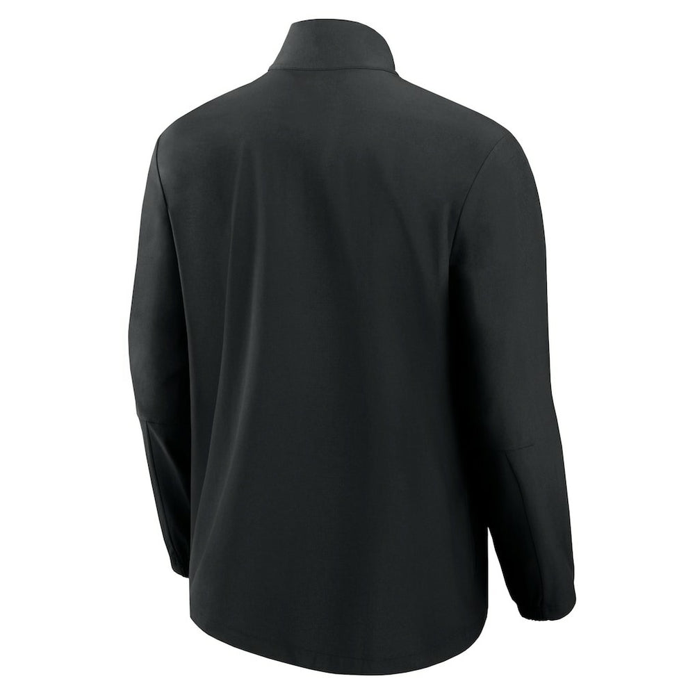 Minnesota Vikings Front Office Micro Tonal Quarter-Zip Pullover - Black cheap