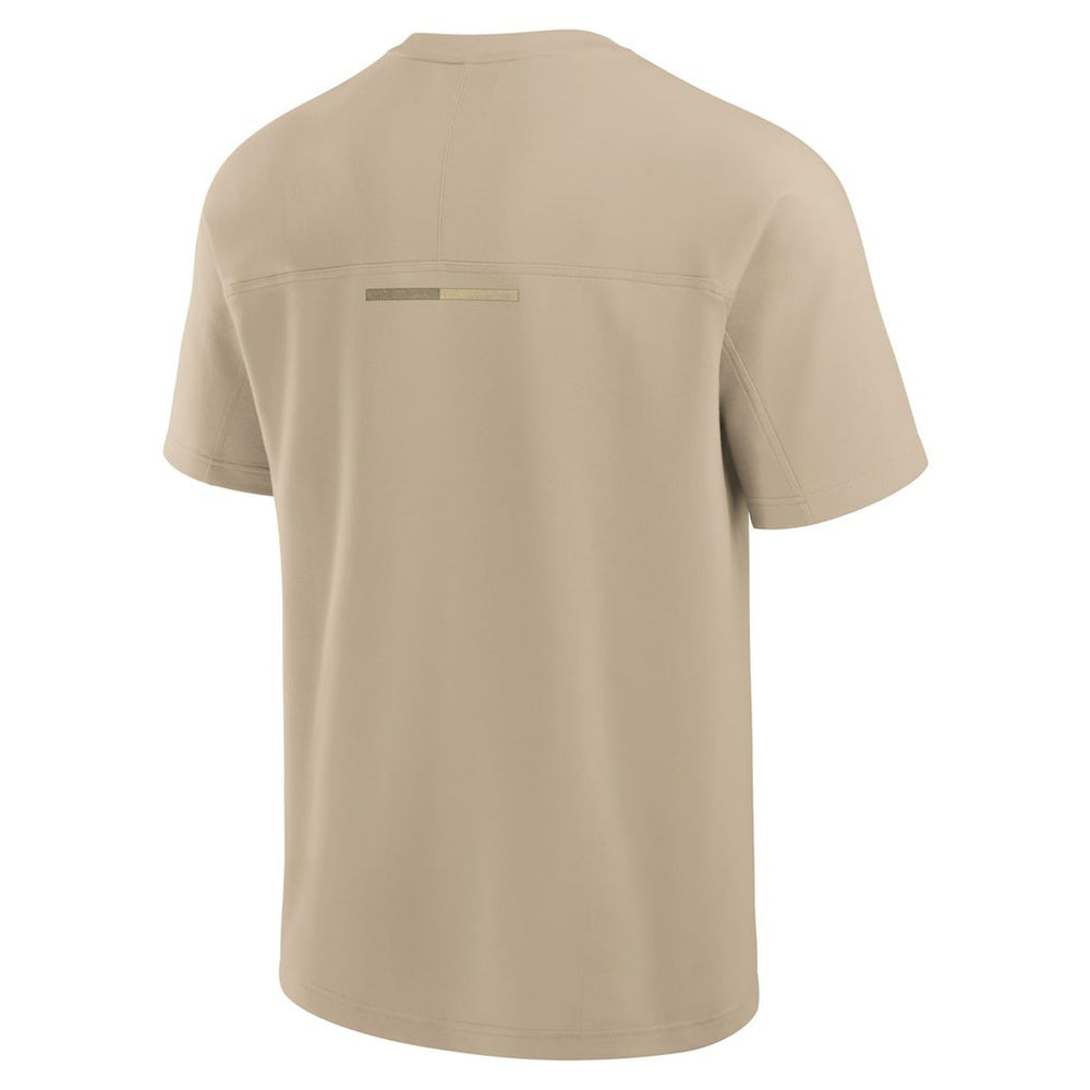 Las Vegas Raiders Unisex Elements Heavyweight Tri-Blend T-Shirt - Khaki for sale
