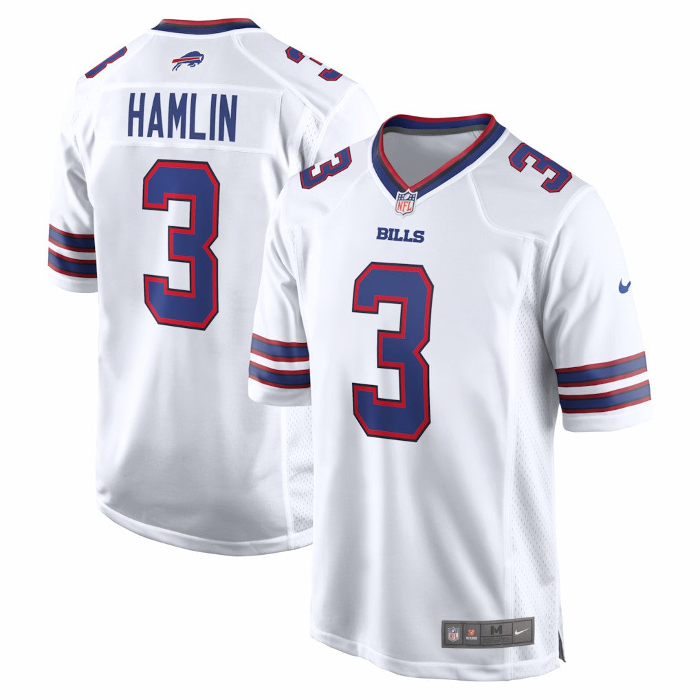 Damar Hamlin Buffalo Bills Game Jersey - White | Nike for sale
