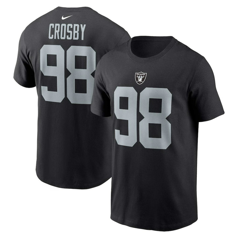 Maxx Crosby Las Vegas Raiders Player Name & Number T-Shirt - Black | Nike cheap