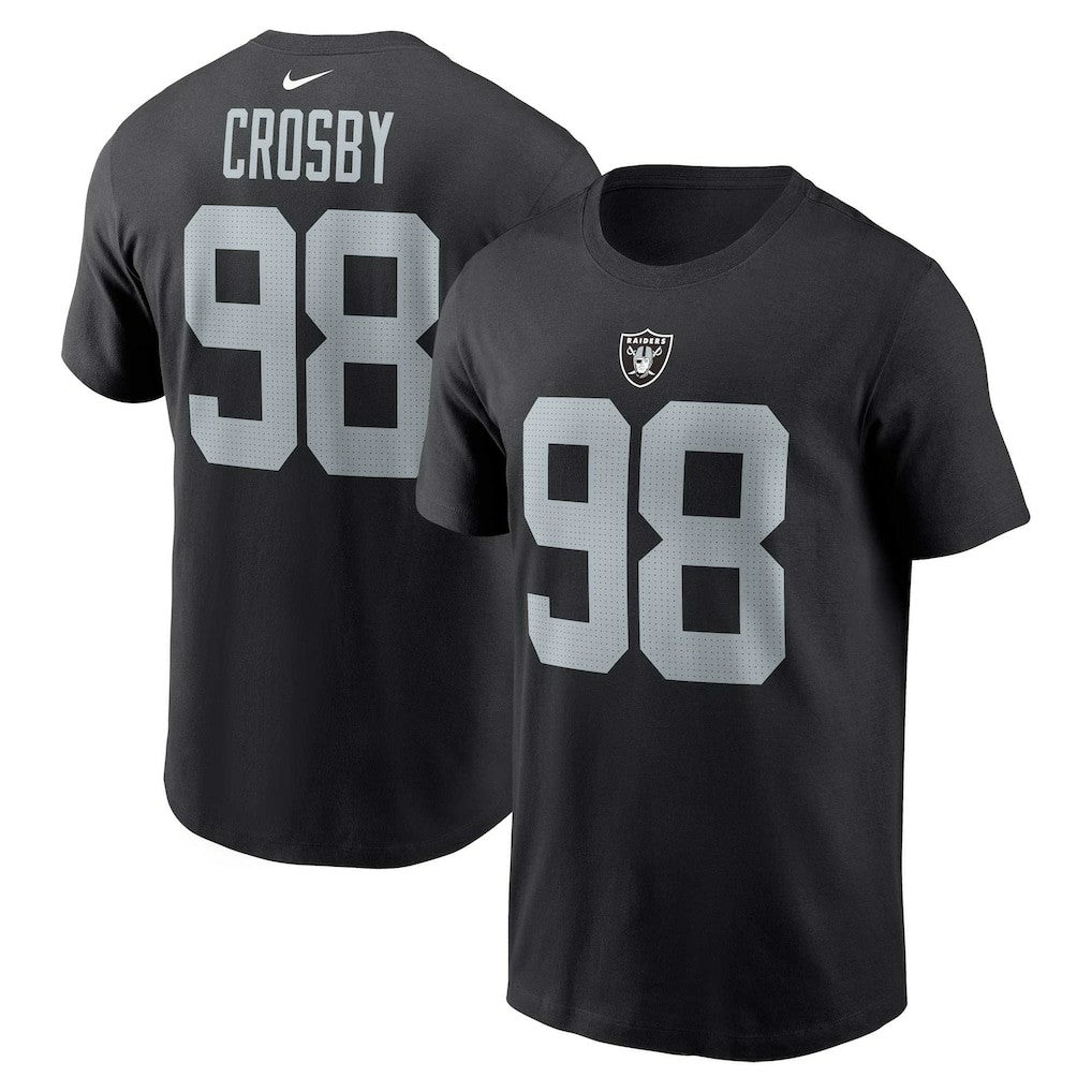 Maxx Crosby Las Vegas Raiders Player Name & Number T-Shirt - Black | Nike cheap