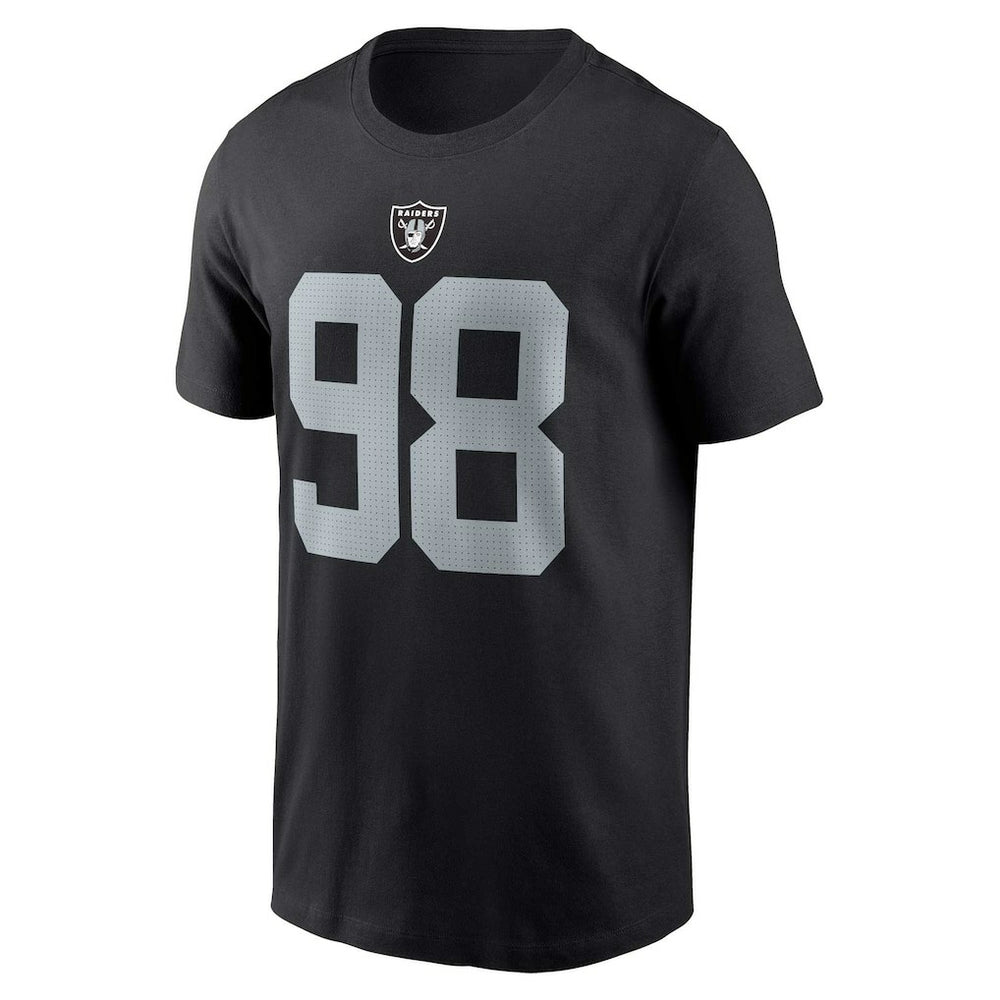 Maxx Crosby Las Vegas Raiders Player Name & Number T-Shirt - Black | Nike cheap