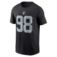 Maxx Crosby Las Vegas Raiders Player Name & Number T-Shirt - Black | Nike cheap