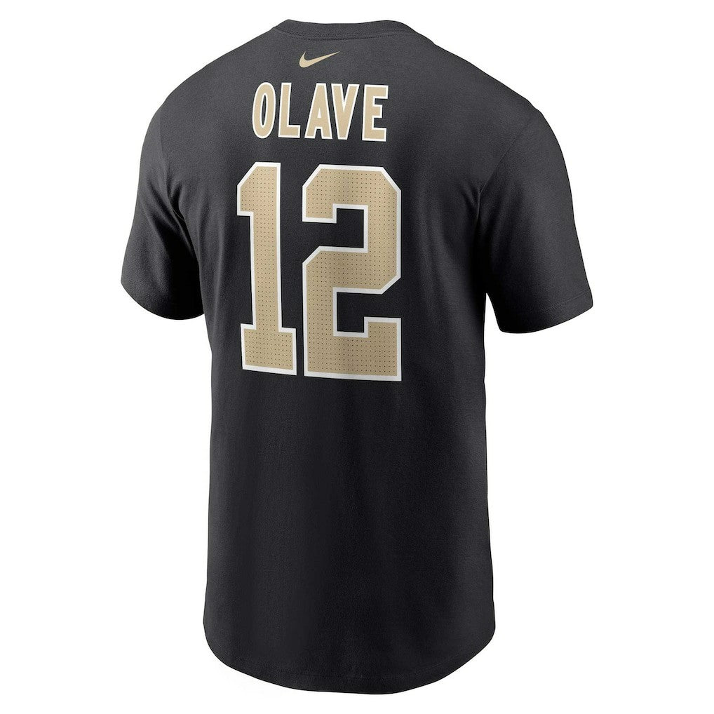 Chris Olave New Orleans Saints Player Name & Number T-Shirt - Black | Nike sale