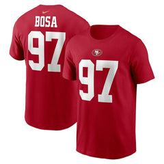 Nick Bosa San Francisco 49ers Player Name & Number T-Shirt - Scarlet | Nike on sale
