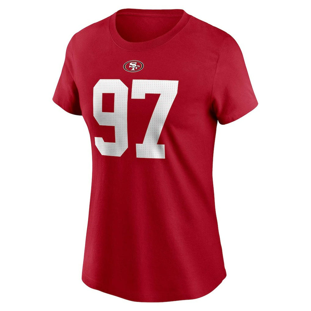 Nick Bosa San Francisco 49ers Women's Player Name & Number T-Shirt - Scarlet | Nike sale
