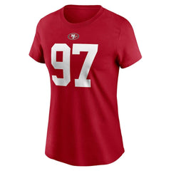 Nick Bosa San Francisco 49ers Women's Player Name & Number T-Shirt - Scarlet | Nike sale