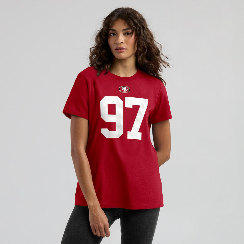Nick Bosa San Francisco 49ers Women's Player Name & Number T-Shirt - Scarlet | Nike sale