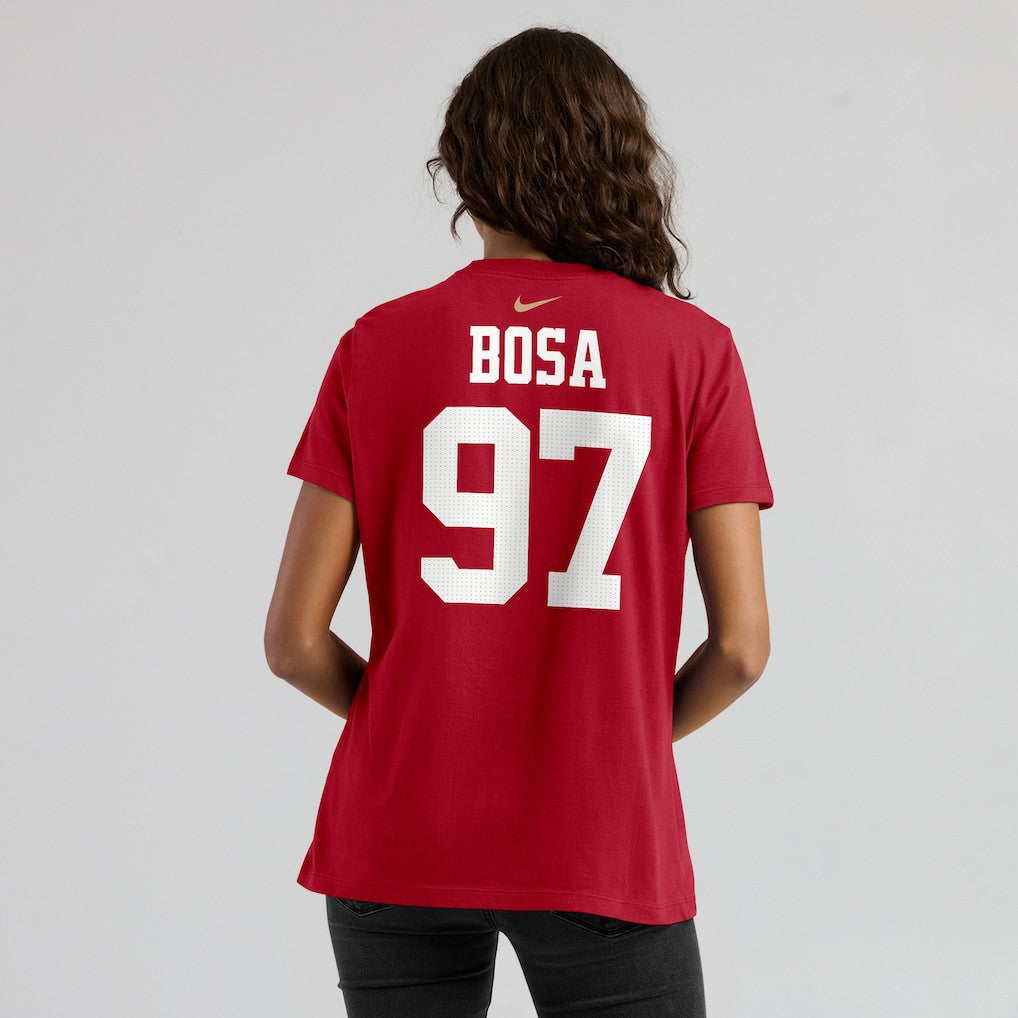 Nick Bosa San Francisco 49ers Women's Player Name & Number T-Shirt - Scarlet | Nike sale