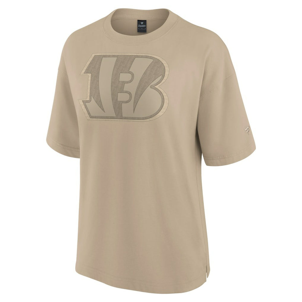 Cincinnati Bengals Women's Oversized Elements T-Shirt - Khaki sale