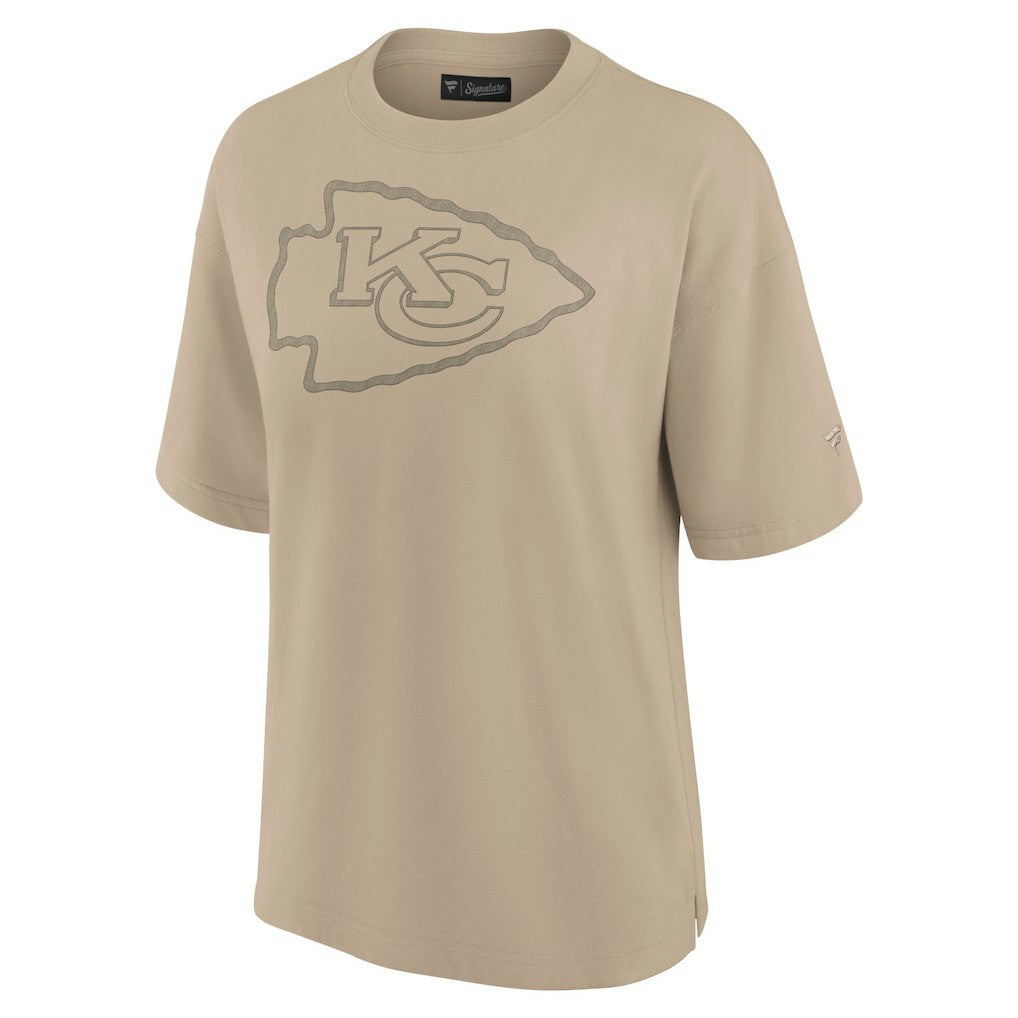 Kansas City Chiefs Women's Oversized Elements T-Shirt - Khaki outlet