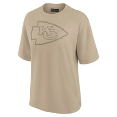 Kansas City Chiefs Women's Oversized Elements T-Shirt - Khaki outlet