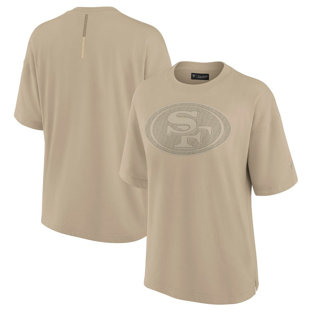 San Francisco 49ers Women's Oversized Elements T-Shirt - Khaki cheap