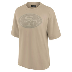 San Francisco 49ers Women's Oversized Elements T-Shirt - Khaki cheap
