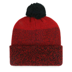 Washington Nationals Darkfreeze Cuffed Knit Hat with Pom - Red | 47 brand