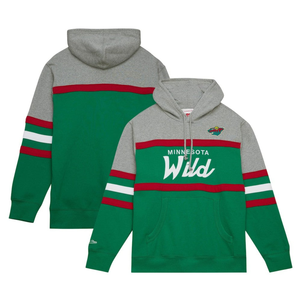 Minnesota Wild Head Coach Pullover Hoodie Green/Gray