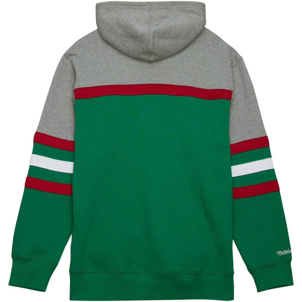 Minnesota Wild Head Coach Pullover Hoodie Green/Gray