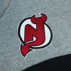 New Jersey Devils Head Coach Pullover Hoodie Red/Gray