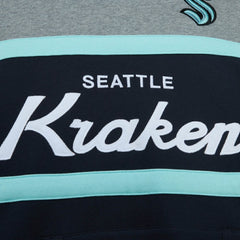 Seattle Kraken Head Coach Pullover Hoodie Deep Sea Blue/Gray