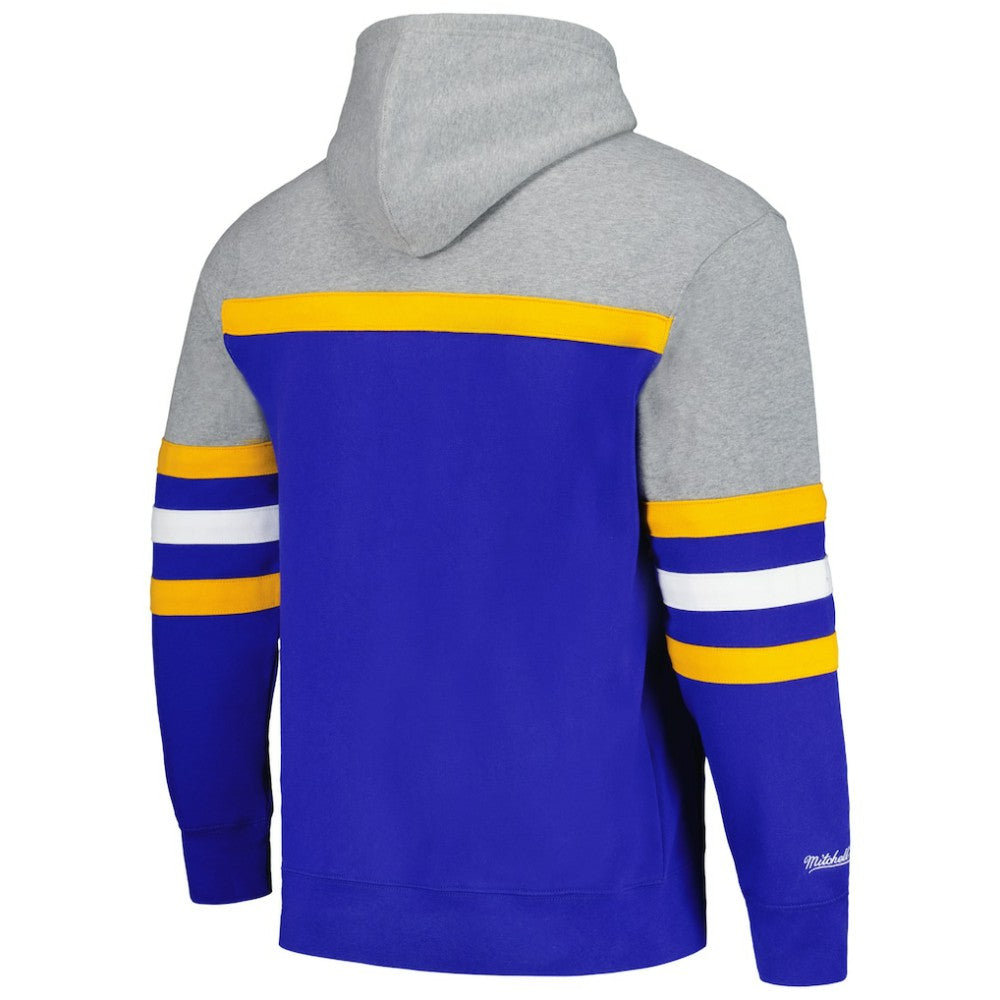 St. Louis Blues Head Coach Pullover Hoodie Blue/Gray