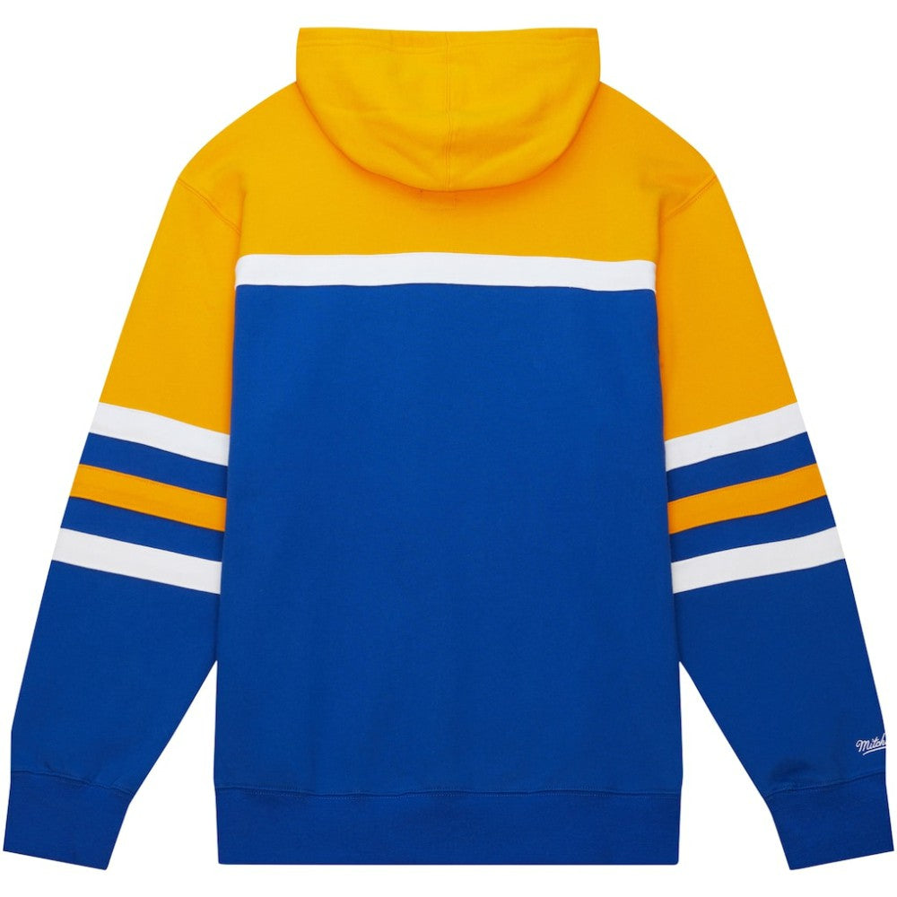 Buffalo Sabres Mitchell & Ness Head Coach Pullover Hoodie Royal/Gold