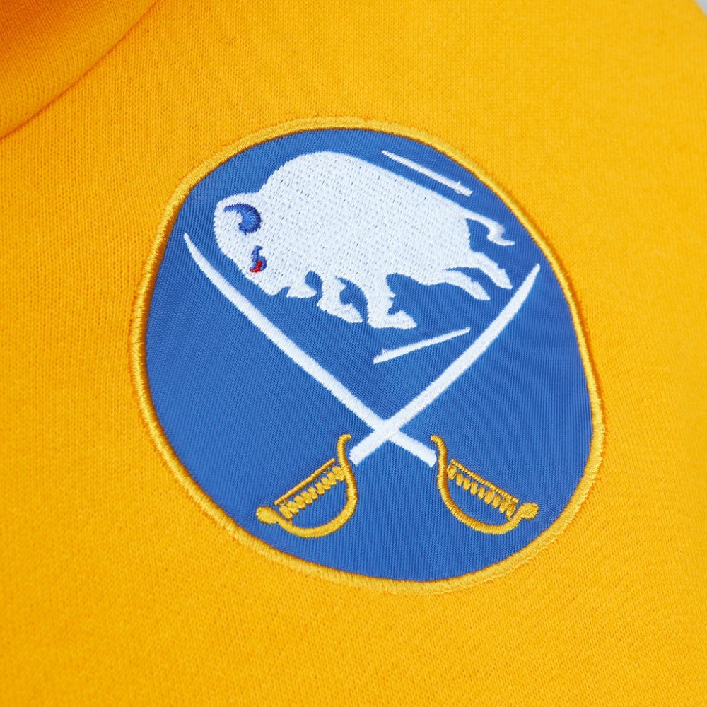 Buffalo Sabres Mitchell & Ness Head Coach Pullover Hoodie Royal/Gold