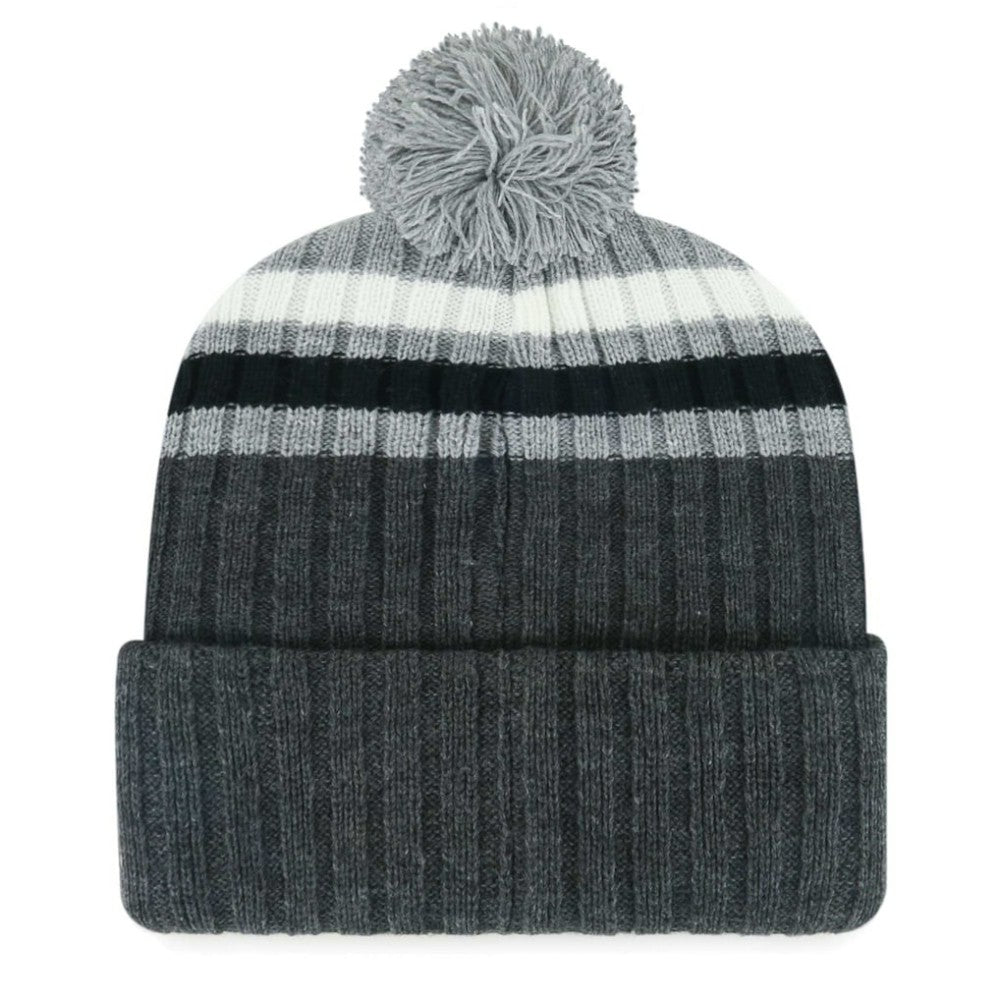 Chicago White Sox Stack Cuffed Knit Hat with Pom - Gray | 47 brand