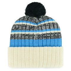 Miami Marlins Tavern Cuffed Knit Hat with Pom - Natural | 47 brand