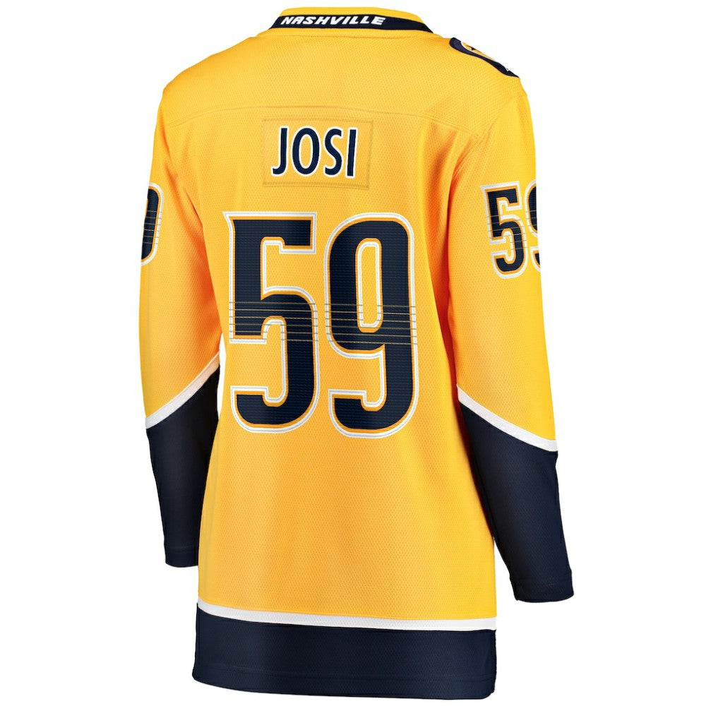Roman Josi Nashville Predators Fanatics Women's Home Breakaway Player Jersey Gold