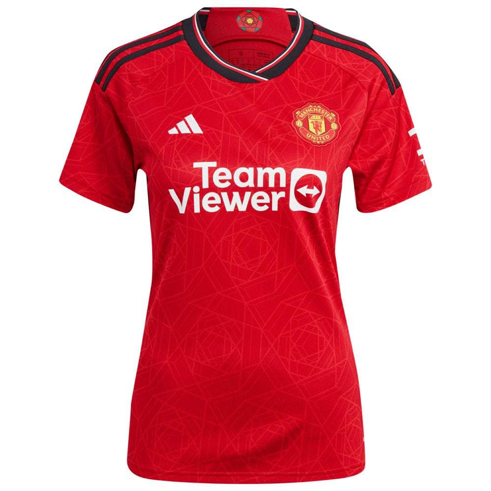 Casemiro Manchester United Women's 2023/24 Home Replica Player Jersey - Red | Adidas cheap
