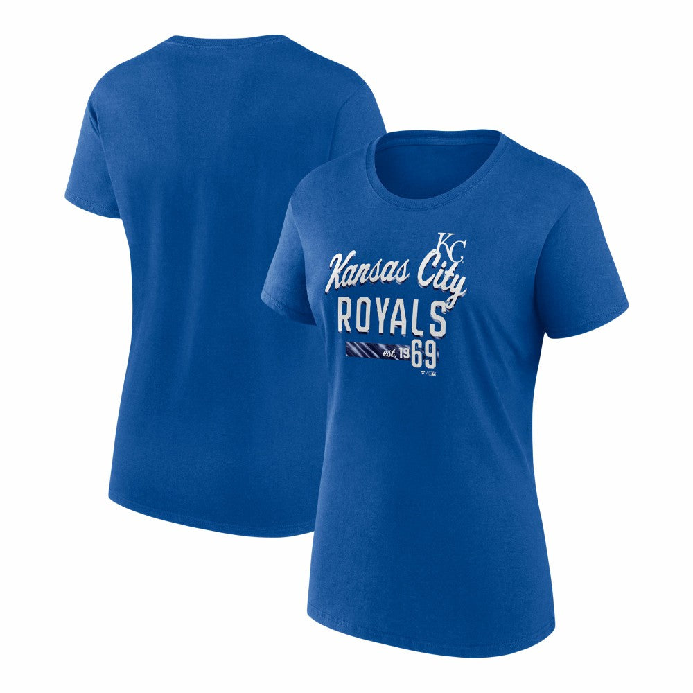 Kansas City Royals Women's Logo Fitted T-Shirt - Royal