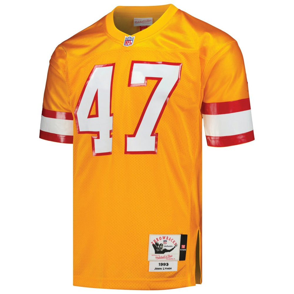 John Lynch Tampa Bay Buccaneers 1993 Authentic Throwback Retired Player Jersey - Orange on sale