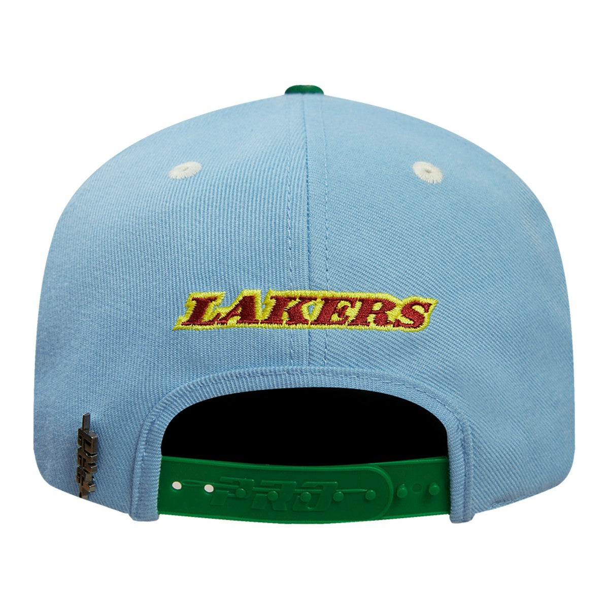 Los Angeles Lakers Pro Standard Retro Program 2-Tone Snapback Hat - Light Blue/Green on sale