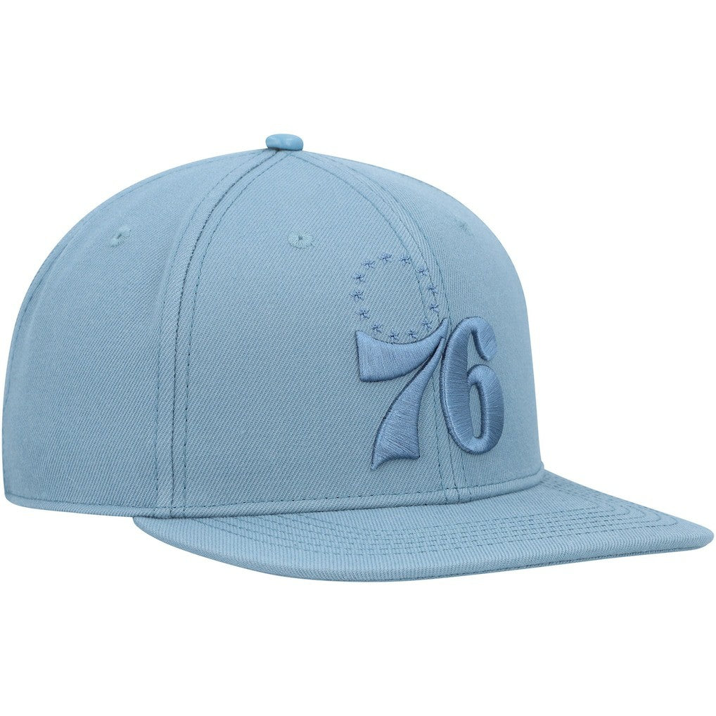 Philadelphia 76ers Pro Standard Tonal Snapback Hat - Blue for sale